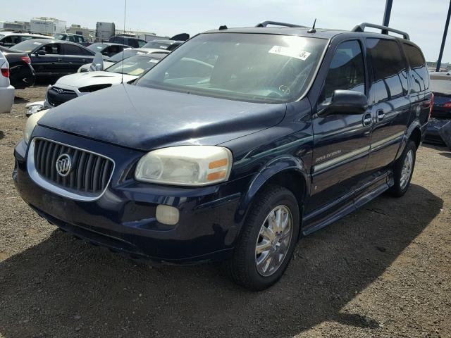 4GLDV13176D222077 - 2006 BUICK TERRAZA IN BLUE photo 2