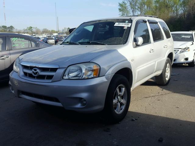 4F2YZ02ZX5KM44308 - 2005 MAZDA TRIBUTE I SILVER photo 2