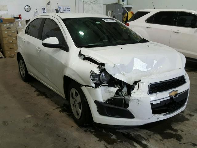 1G1JA5SH9G4150508 - 2016 CHEVROLET SONIC LS WHITE photo 1