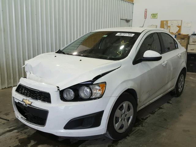 1G1JA5SH9G4150508 - 2016 CHEVROLET SONIC LS WHITE photo 2