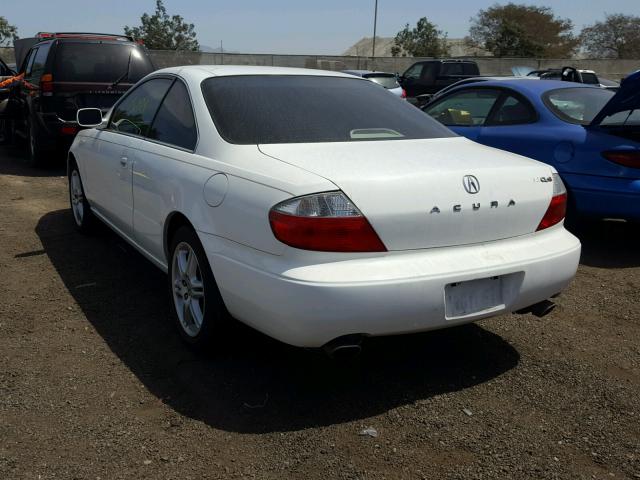 19UYA42693A015332 - 2003 ACURA 3.2CL TYPE WHITE photo 3