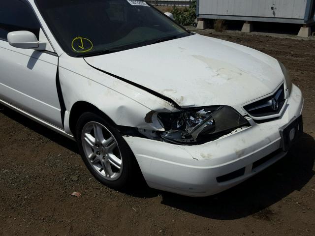 19UYA42693A015332 - 2003 ACURA 3.2CL TYPE WHITE photo 9