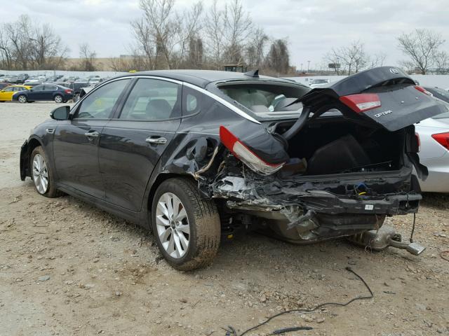 5XXGU4L35JG239947 - 2018 KIA OPTIMA EX BLACK photo 3