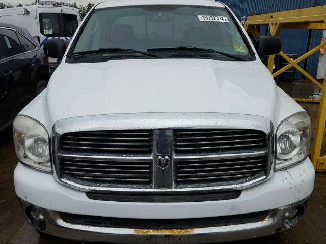 3D7KS28D68G135535 - 2008 DODGE RAM 2500 S WHITE photo 9