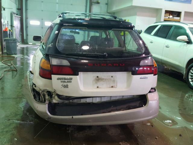 4S3BH815847630209 - 2004 SUBARU LEGACY OUT WHITE photo 9