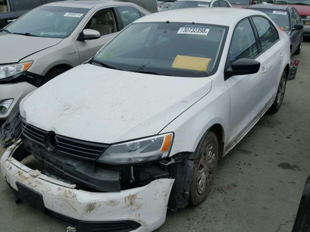 3VW2K7AJ6EM207710 - 2014 VOLKSWAGEN JETTA BASE 白色 照片 2