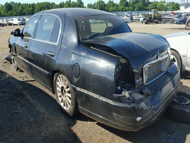 1LNHM84W07Y632962 - 2007 LINCOLN TOWN CAR E BLACK photo 3