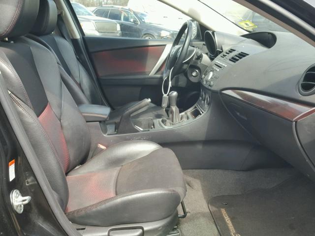 JM1BL1H48A1318473 - 2010 MAZDA SPEED 3 BLACK photo 5