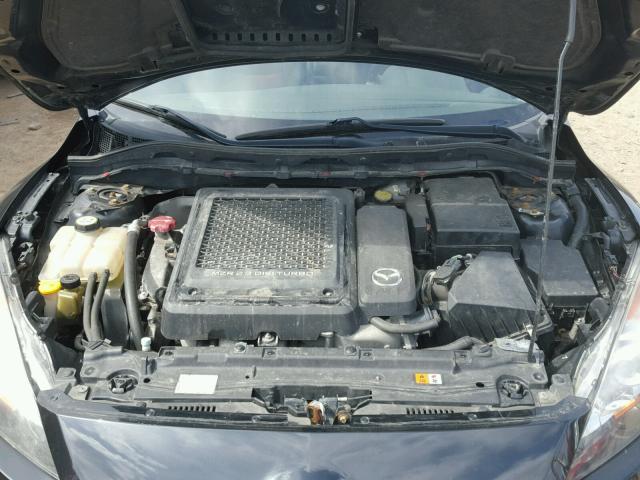 JM1BL1H48A1318473 - 2010 MAZDA SPEED 3 BLACK photo 7