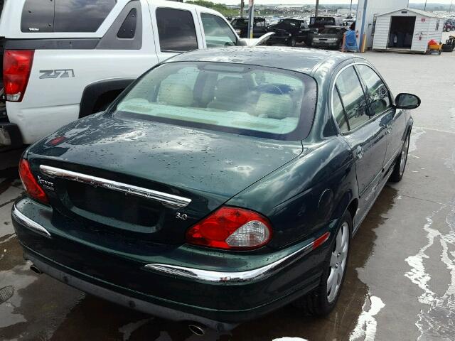 SAJEA51C14WD90364 - 2004 JAGUAR X-TYPE 3.0 GREEN photo 4