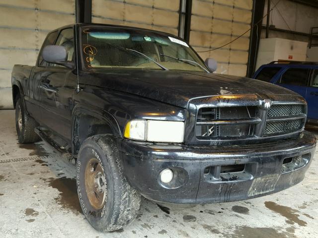 1B7HF13Z51J267552 - 2001 DODGE RAM 1500 BLACK photo 1