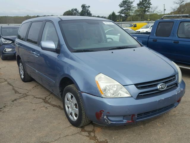 KNDMB233976105298 - 2007 KIA SEDONA EX BLUE photo 1