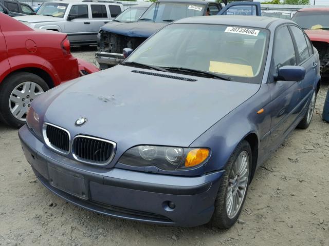 WBAEU33452PF65543 - 2002 BMW 325 XI BLUE photo 2