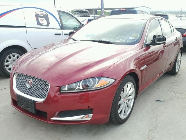 SAJWA0ES3EPU21826 - 2014 JAGUAR XF RED photo 2