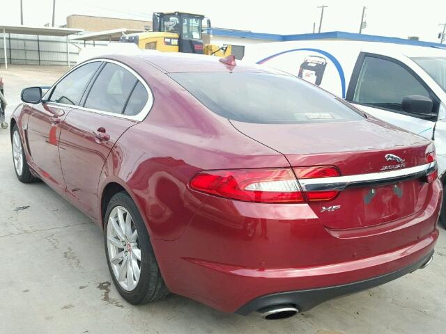 SAJWA0ES3EPU21826 - 2014 JAGUAR XF RED photo 3