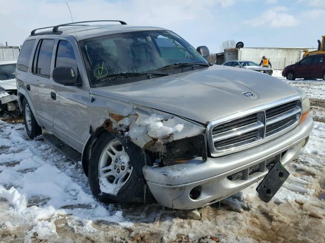 1B4HS58Z52F103277 - 2002 DODGE DURANGO SL GRAY photo 1