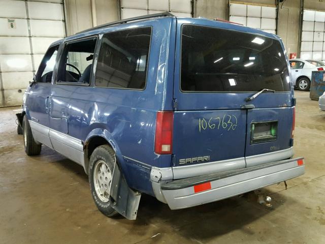 1GKEL19W6VB514073 - 1997 GMC SAFARI XT BLUE photo 3