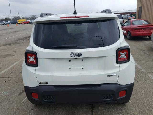 ZACCJABTXFPB49073 - 2015 JEEP RENEGADE L WHITE photo 9