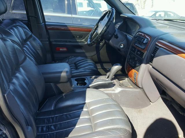 1J4GW68N9XC747292 - 1999 JEEP GRAND CHER BLUE photo 5