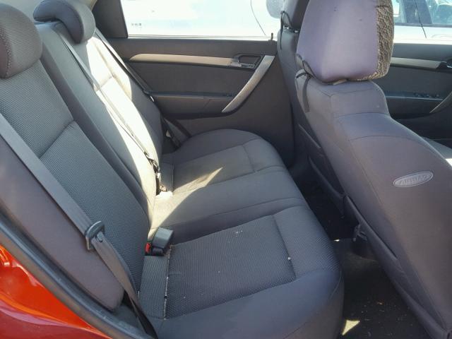 KL1TD56E09B626478 - 2009 CHEVROLET AVEO LS 红色 照片 6