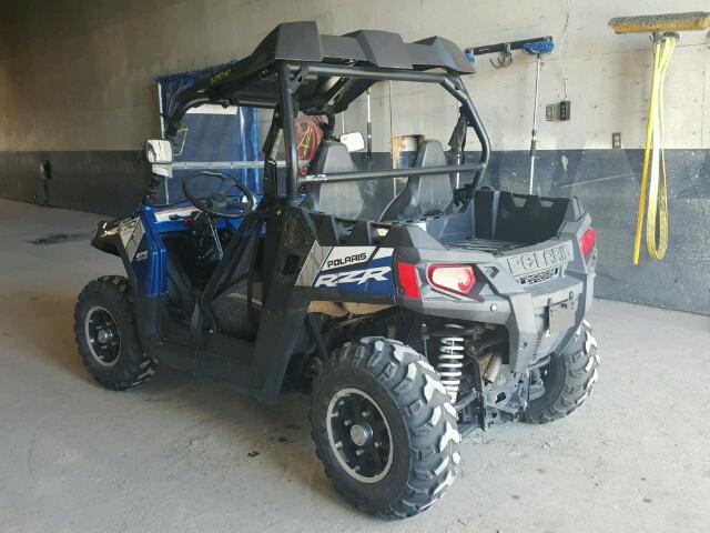 4XAVH6EA2EB926762 - 2014 POLARIS RZR 570 EP BLUE photo 3