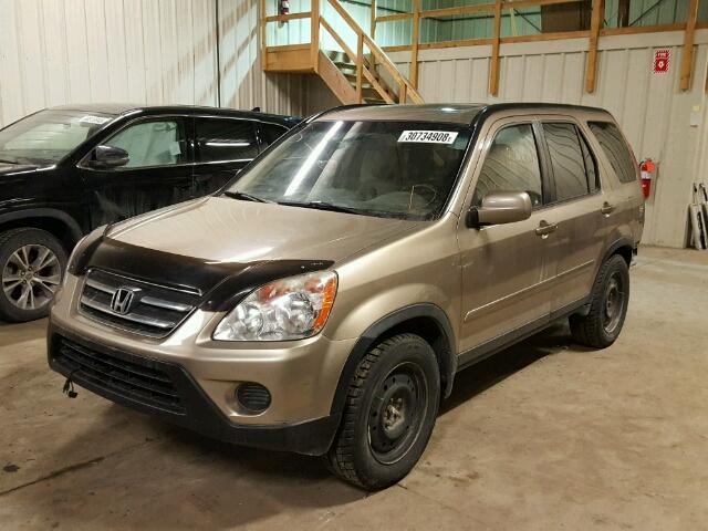 JHLRD78986C811398 - 2006 HONDA CR-V SE TAN photo 2