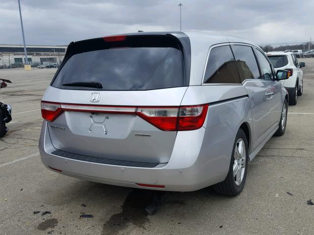 5FNRL5H91BB015822 - 2011 HONDA ODYSSEY TO SILVER photo 4