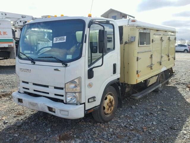 JALE5W16XA7301847 - 2010 ISUZU NPR WHITE photo 2