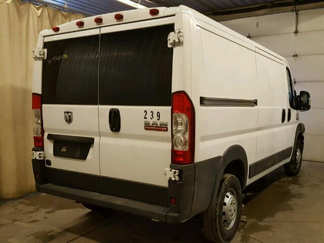 3C6TRVAG1HE546005 - 2017 RAM PROMASTER WHITE photo 4