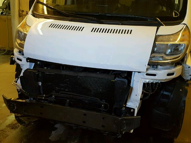 3C6TRVAG1HE546005 - 2017 RAM PROMASTER WHITE photo 9