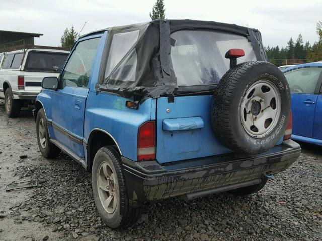 2CNBE18U5R6938003 - 1994 GEO TRACKER BLUE photo 3