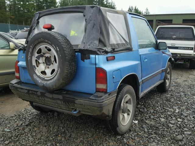 2CNBE18U5R6938003 - 1994 GEO TRACKER BLUE photo 4