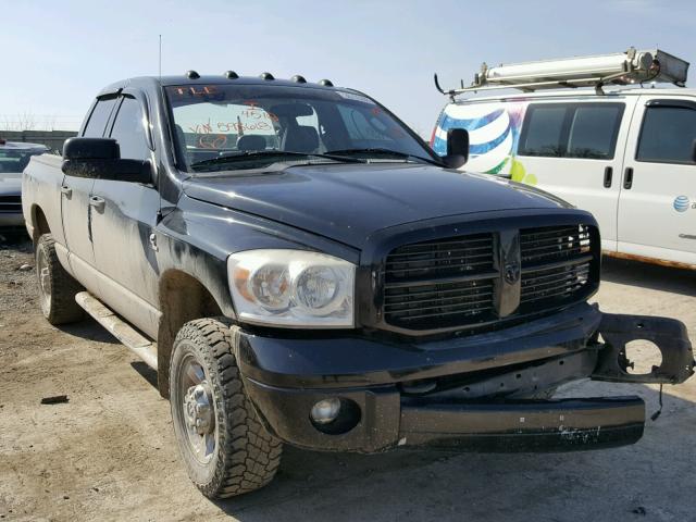 1D7KS28A57J593618 - 2007 DODGE RAM 2500 S BLACK photo 1