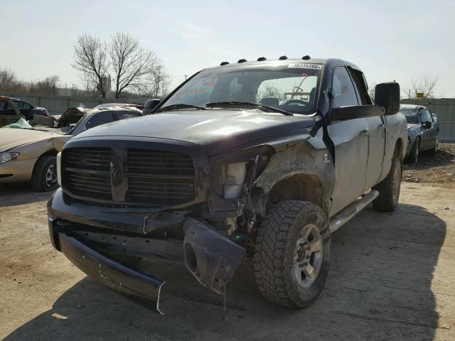 1D7KS28A57J593618 - 2007 DODGE RAM 2500 S BLACK photo 2