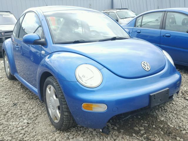 3VWCS21C11M420079 - 2001 VOLKSWAGEN NEW BEETLE 蓝色 照片 1