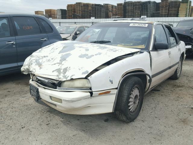 2G4WB54L7N1464481 - 1992 BUICK REGAL CUST WHITE photo 2