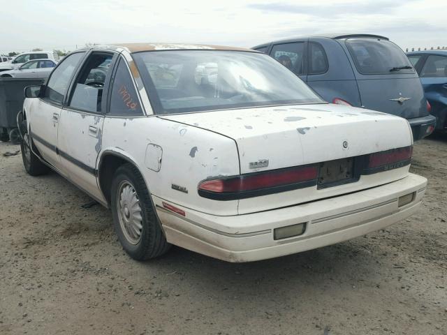 2G4WB54L7N1464481 - 1992 BUICK REGAL CUST WHITE photo 3