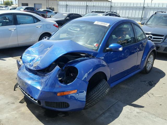 3VWPW31C48M502457 - 2008 VOLKSWAGEN NEW BEETLE 蓝色 照片 2