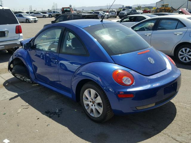 3VWPW31C48M502457 - 2008 VOLKSWAGEN NEW BEETLE BLUE photo 3