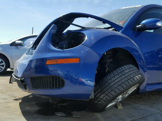 3VWPW31C48M502457 - 2008 VOLKSWAGEN NEW BEETLE 蓝色 照片 9