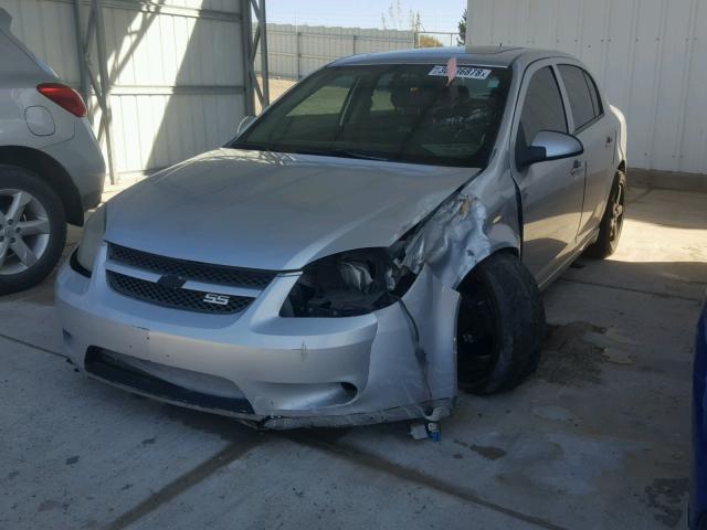 1G1AP58X997217963 - 2009 CHEVROLET COBALT SS SILVER photo 2