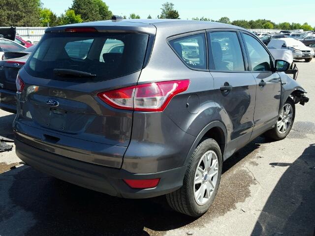 1FMCU0F76EUA62908 - 2014 FORD ESCAPE S GRAY photo 4