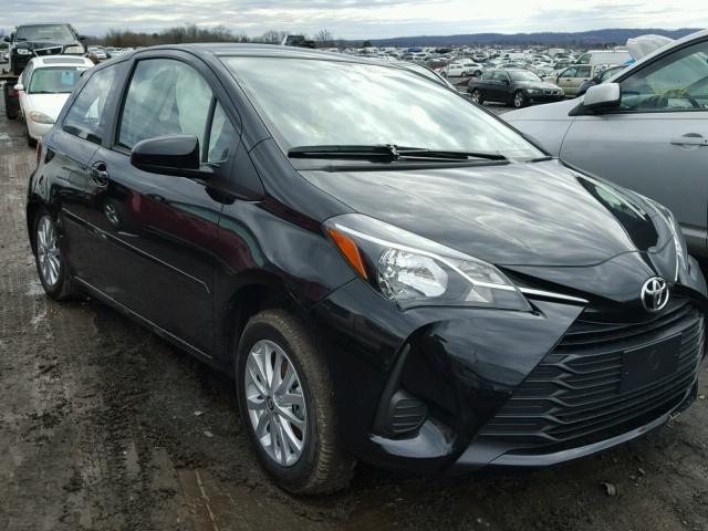 VNKJTUD38JA089309 - 2018 TOYOTA YARIS L BLACK photo 1