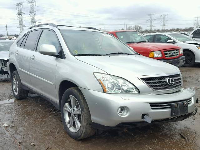 JTJHW31U872033943 - 2007 LEXUS RX 400H SILVER photo 1