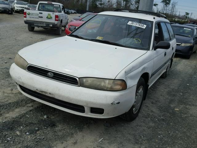 4S3BK4353T7312472 - 1996 SUBARU LEGACY L WHITE photo 2