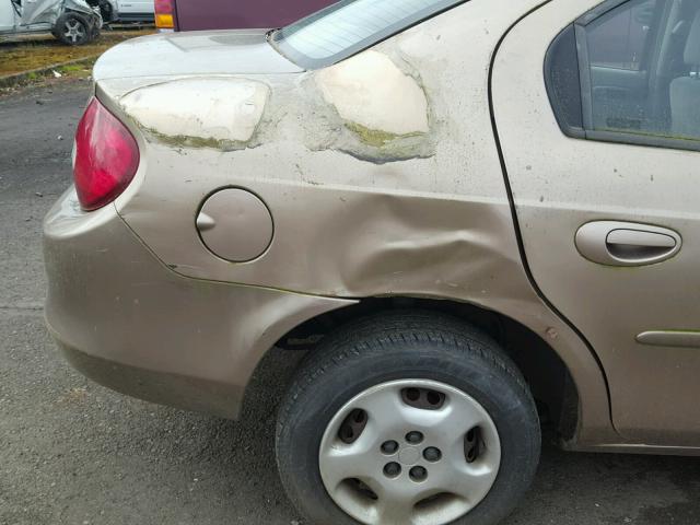 1P3ES46C4YD553473 - 2000 PLYMOUTH NEON BASE 金色 照片 9