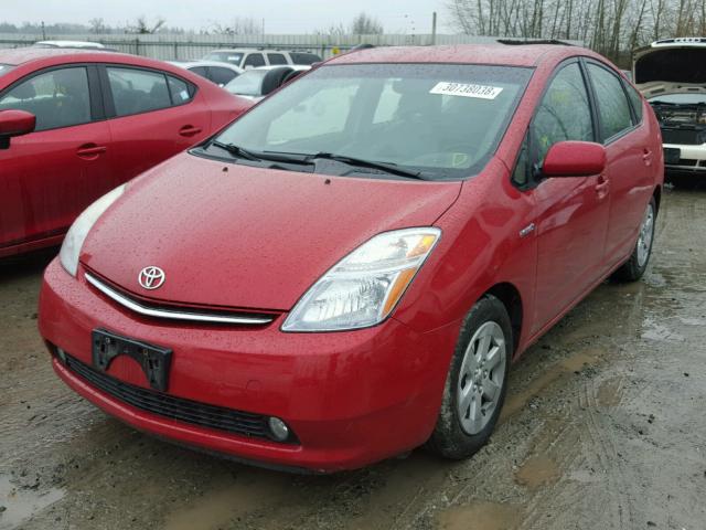 JTDKB20U577686135 - 2007 TOYOTA PRIUS RED photo 2