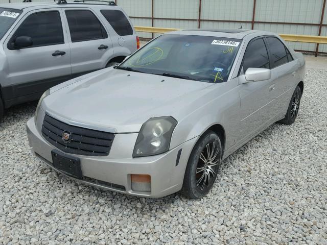 1G6DM57T870130270 - 2007 CADILLAC CTS SILVER photo 2