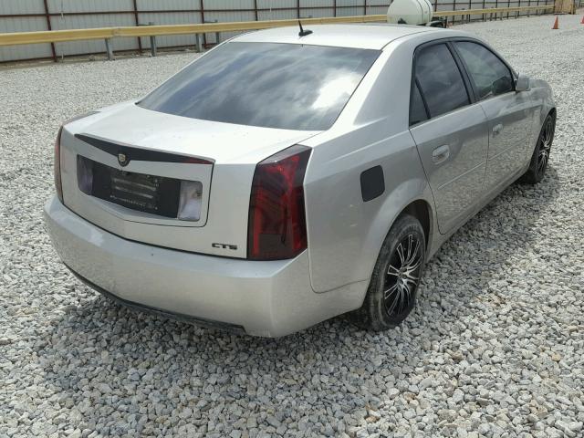 1G6DM57T870130270 - 2007 CADILLAC CTS SILVER photo 4