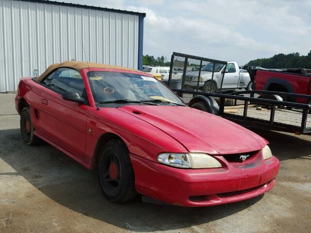 1FALP4449VF113727 - 1997 FORD MUSTANG RED photo 1